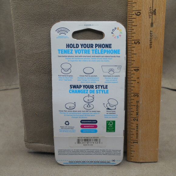 2020 PopSockets Pop Grip Menorah Hanukkah PopGrip Swappable Top - Picture 3 of 4